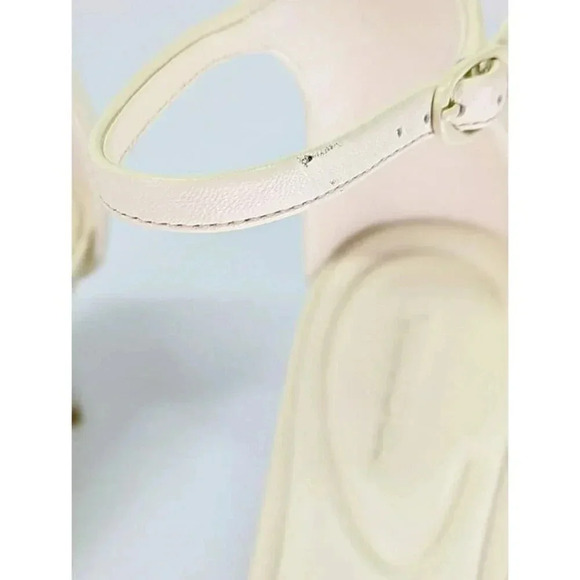 Vince Women's Pepa Ankle Strap Mid Heel Sandals Marble Cream Size 9.5 MSRP $295 - Picture 7 of 12